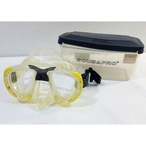 Scubapro Scout Dive Mask With Box Clear Yellow